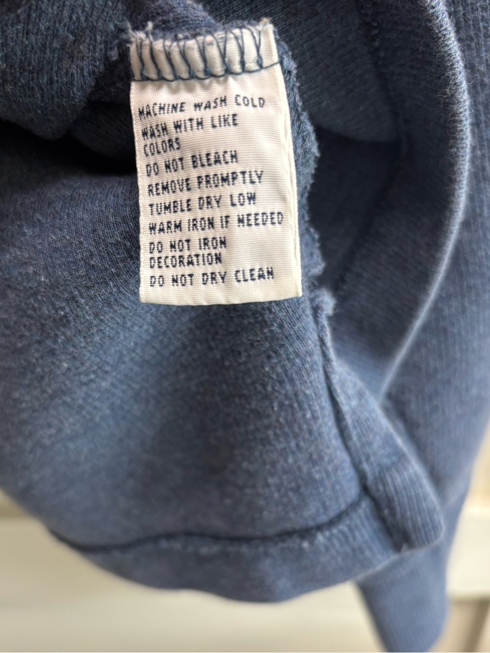 Polo Ralph Lauren Vintage Quarter Zip Sweatshirt Men’s XXL Blue Brown Pony - Picture 8 of 8